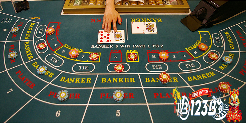 Baccarat tại 123B - Trải nghiệm game bài đẳng cấp